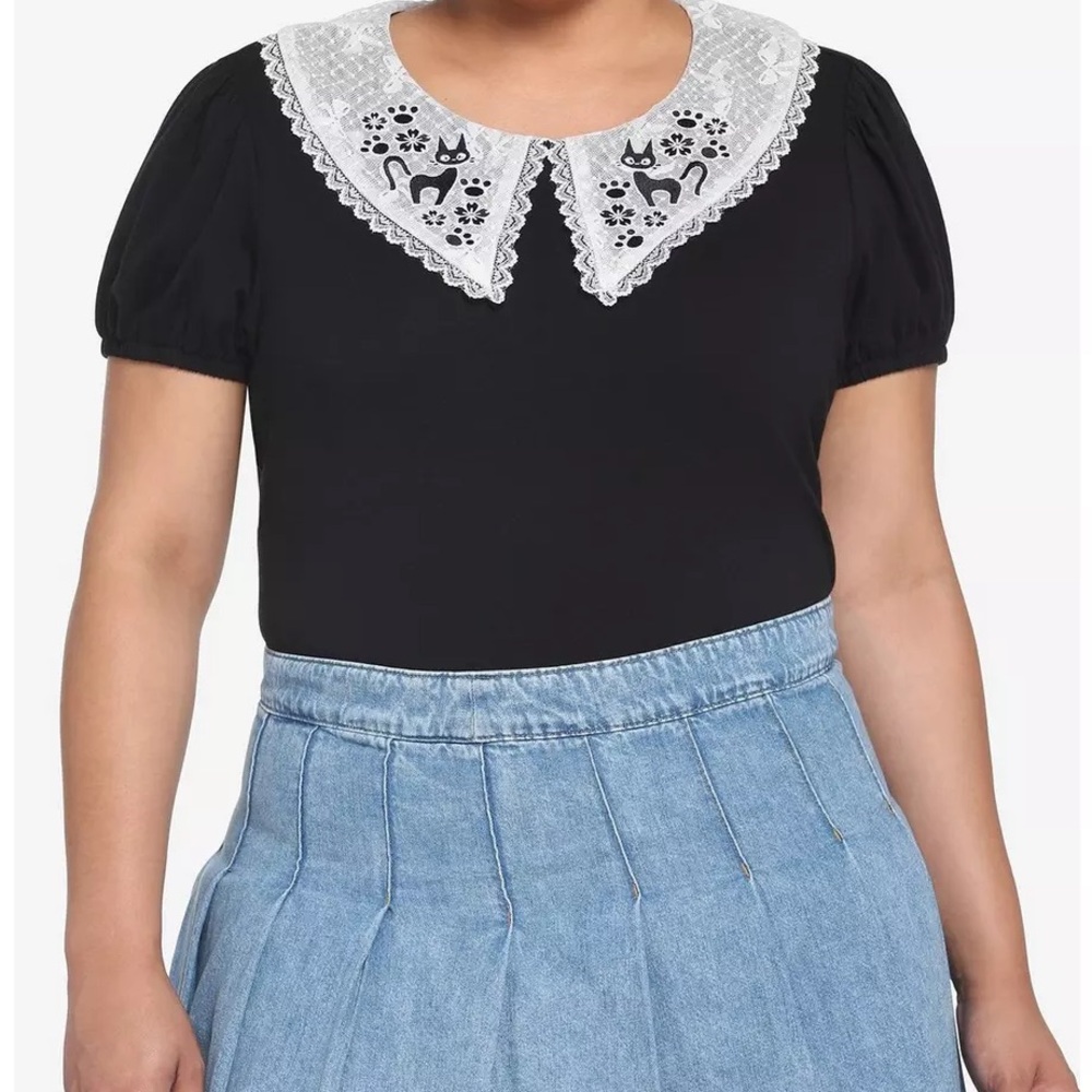Her Universe Studio Ghibli Kiki's Delivery Service Lace Collar Top Plus Size 2